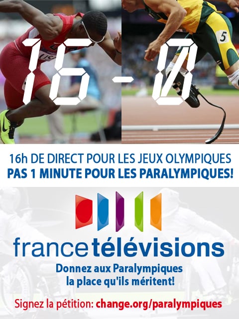 Après avoir été signée par plus de 17 000 personnes, la pétition de Benoît, escrimeur amateur, a finalement amené France Télévision à revoir sa grille de programme poru donner plus de visibilité aux Jeux Paralympiques 